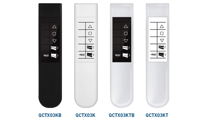 1 channel with Tilting function and Preset pushbutton